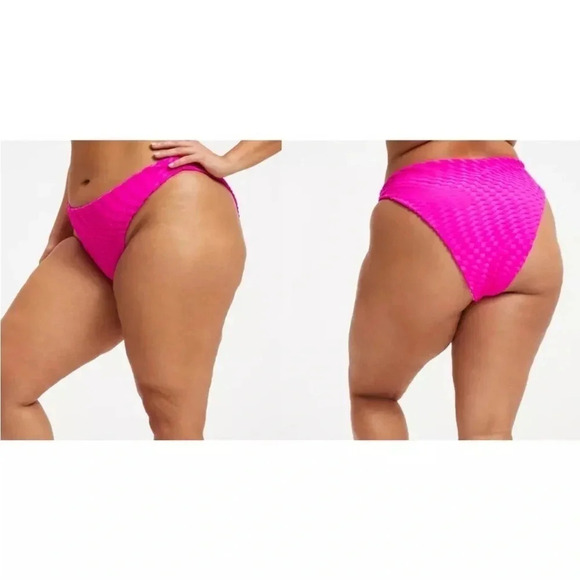 *Final Price* Good American Hawaiian Pink 5XL or 8 NWT Bikini Bottoms Plus - Picture 2 of 7